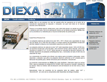 Tablet Screenshot of diexsa.es